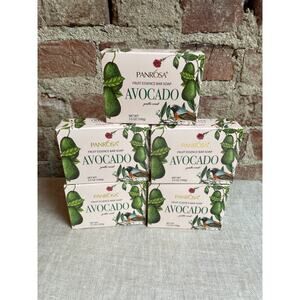 Panrosa New Avocado Gently Scent Fruit Essence Bar Soap Lot of 5 Bars 3.5oz